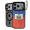 Haiti Flag Distressed iPhone 18 Pro Max Kickstand Case
