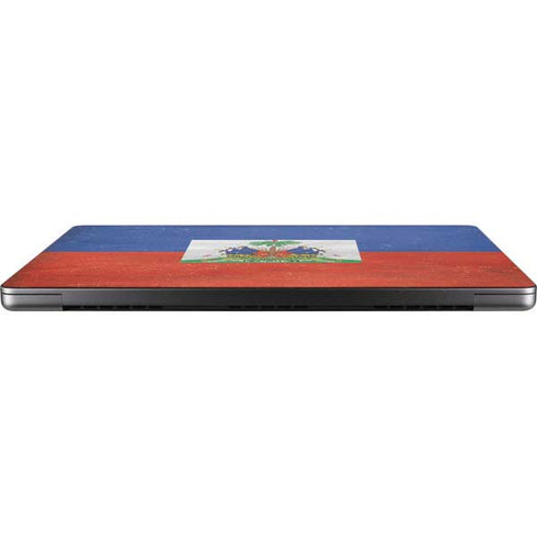 Haiti Flag Distressed Apple MacBook Pro 14-inch Skin