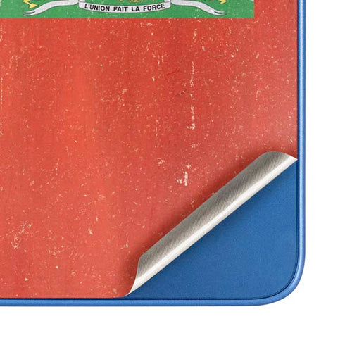 Haiti Flag Distressed Moto G Play 4G (2024) Skin