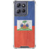 Haiti Flag Distressed Moto G Power 5G (2025) Clear Case