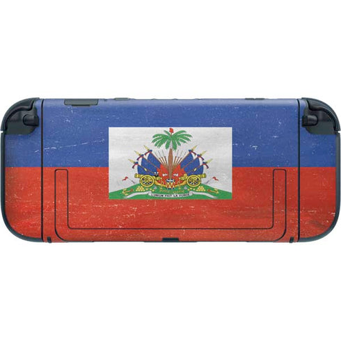 Haiti Flag Distressed Nintendo Switch 2 (2025) with Joy-Con Skin