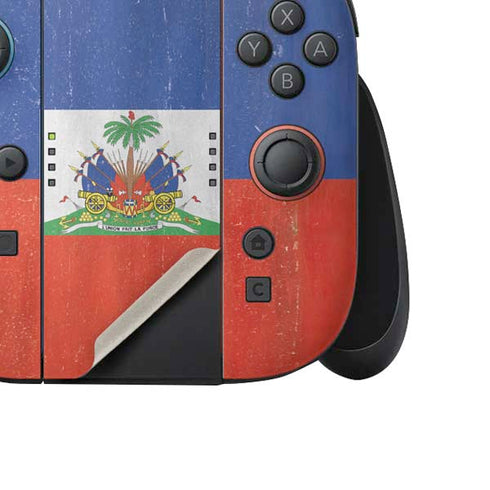 Haiti Flag Distressed Nintendo Switch 2 (2025) Joy-Con Controller Skin