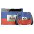 Haiti Flag Distressed Nintendo Skins