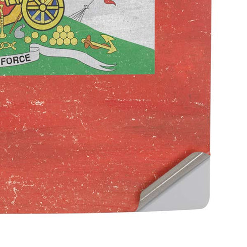 Haiti Flag Distressed PS5 Pro Disk Console Skin