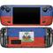 Haiti Flag Distressed Steam Deck Handheld Gaming Computer Skin