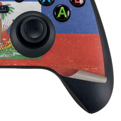 Haiti Flag Distressed Xbox Series X Bundle Skin