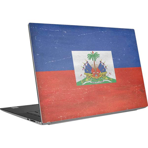 Haiti Flag Distressed Dell XPS Skin