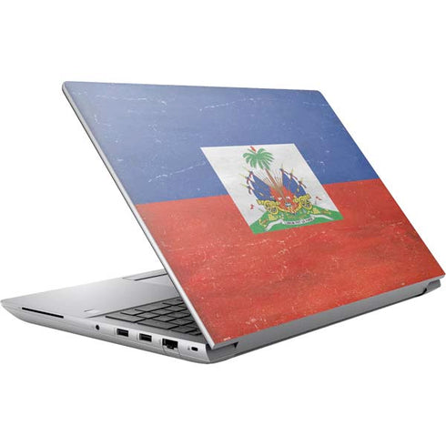 Haiti Flag Distressed HP ZBook Fury 16 G10 Skin