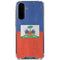 Haitian Flag Distressed Galaxy A36 5G Clear Case