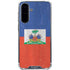 Haitian Flag Distressed Galaxy A36 5G Clear Case