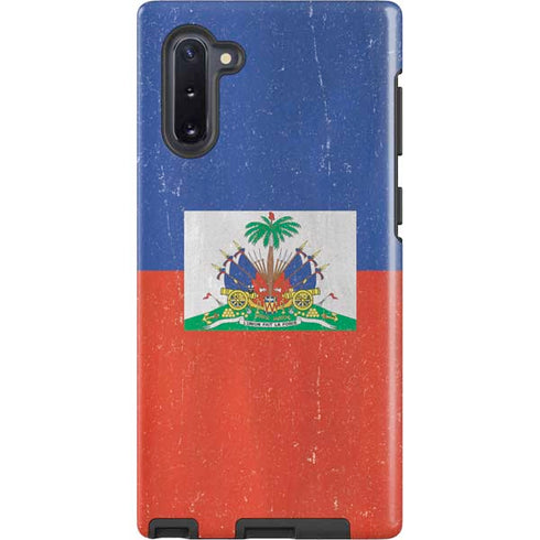 Haitian Flag Distressed Galaxy Cases
