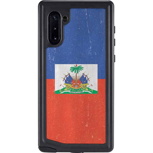 Haitian Flag Distressed Galaxy Cases