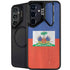 Haitian Flag Distressed Galaxy S24 Kickstand Case