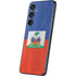 Haitian Flag Distressed Galaxy S25 Skin