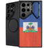 Haitian Flag Distressed Galaxy S24 Ultra Kickstand Case