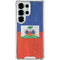 Haitian Flag Distressed Galaxy S25 Ultra Clear Case