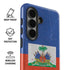 Haitian Flag Distressed Galaxy S26 Impact Case