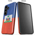 Haitian Flag Distressed Galaxy S26 Plus Impact Case