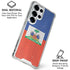 Haitian Flag Distressed Galaxy S26 Ultra Clear Case