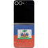 Haitian Flag Distressed Galaxy Z Flip6 Skin