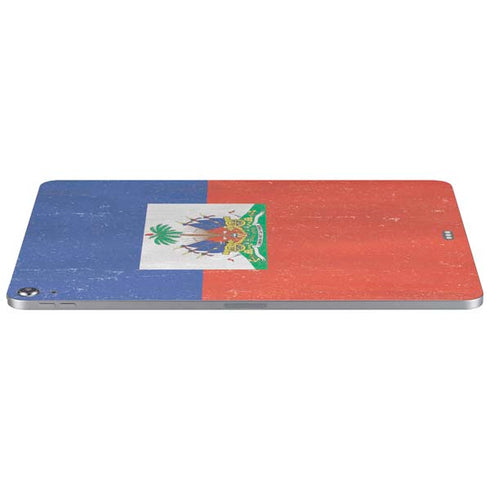Haitian Flag Distressed Apple iPad Air Skin