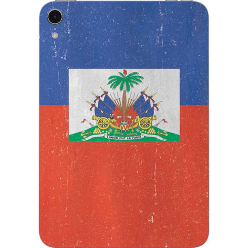 Haitian Flag Distressed Apple iPad Mini Skin