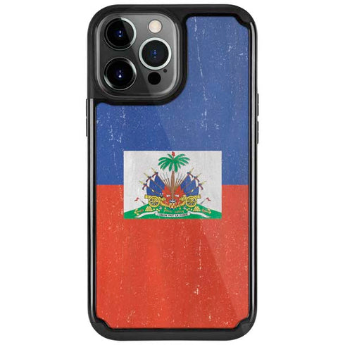 Haitian Flag Distressed iPhone Cases