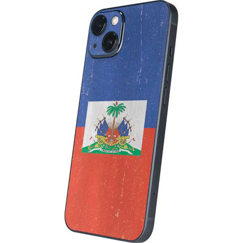 Haitian Flag Distressed iPhone Skins