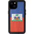 Haitian Flag Distressed iPhone 15 Plus Waterproof Case