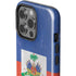 Haitian Flag Distressed iPhone 15 Pro Impact Case