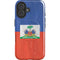 Haitian Flag Distressed iPhone 16 Plus Magsafe Impact Case