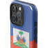 Haitian Flag Distressed iPhone 16 Pro Impact Case
