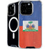 Haitian Flag Distressed iPhone 16 Pro MagSafe Case