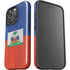 Haitian Flag Distressed iPhone 16 Pro Max Impact Case