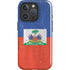 Haitian Flag Distressed iPhone 16 Pro Max Magsafe Impact Case