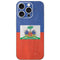 Haitian Flag Distressed iPhone 16 Pro Skin
