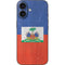 Haitian Flag Distressed iPhone 16 Skin
