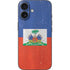 Haitian Flag Distressed iPhone 16 Skin