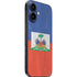 Haitian Flag Distressed iPhone 16 Skin