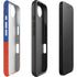 Haitian Flag Distressed iPhone 16e Impact Case