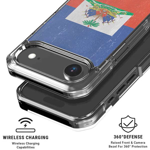 Haitian Flag Distressed iPhone 17 Air MagSafe Case