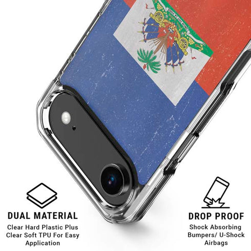 Haitian Flag Distressed iPhone 17 Air MagSafe Case