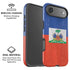 Haitian Flag Distressed iPhone 17 Air Magsafe Impact Case