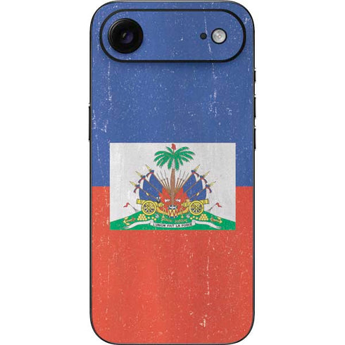 Haitian Flag Distressed iPhone 17 Air Skin