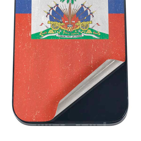 Haitian Flag Distressed iPhone 17 Air Skin