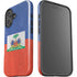 Haitian Flag Distressed iPhone 17 Impact Case