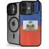 Haitian Flag Distressed iPhone 17 Kickstand Case
