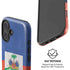 Haitian Flag Distressed iPhone 17 Magsafe Impact Case