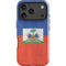 Haitian Flag Distressed iPhone 17 Pro Impact Case