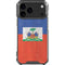 Haitian Flag Distressed iPhone 17 Pro Max Clear Case